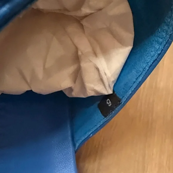 Mystique Boutique Royal Blue Embellished Sandals - Picture 5 of 7